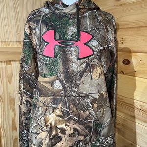 Womens Large Under Armor camo Hoodie